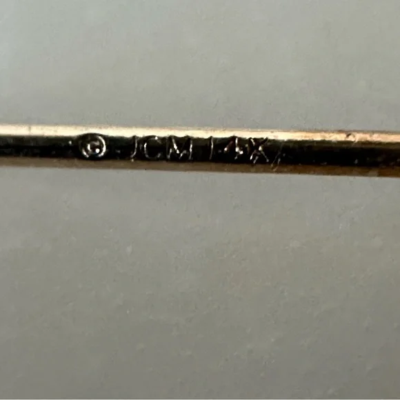 14k Solid Gold Blue Topaz Oval Post Earrings - Picture 7 of 13